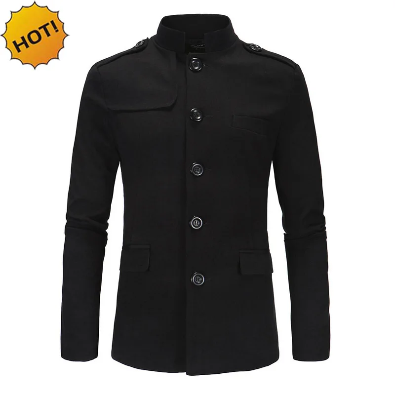Новый 2020 на осень-зиму City Casual мужские воротник китайский туника костюм прямые стройная фигура блейзер для мужчин черный пальто серого цвета...
Новый 2020 на осень-зиму City Casual мужские воротник китайский туника костюм прямые стройная фигура блейзер для мужчин черный пальто серого цвета...