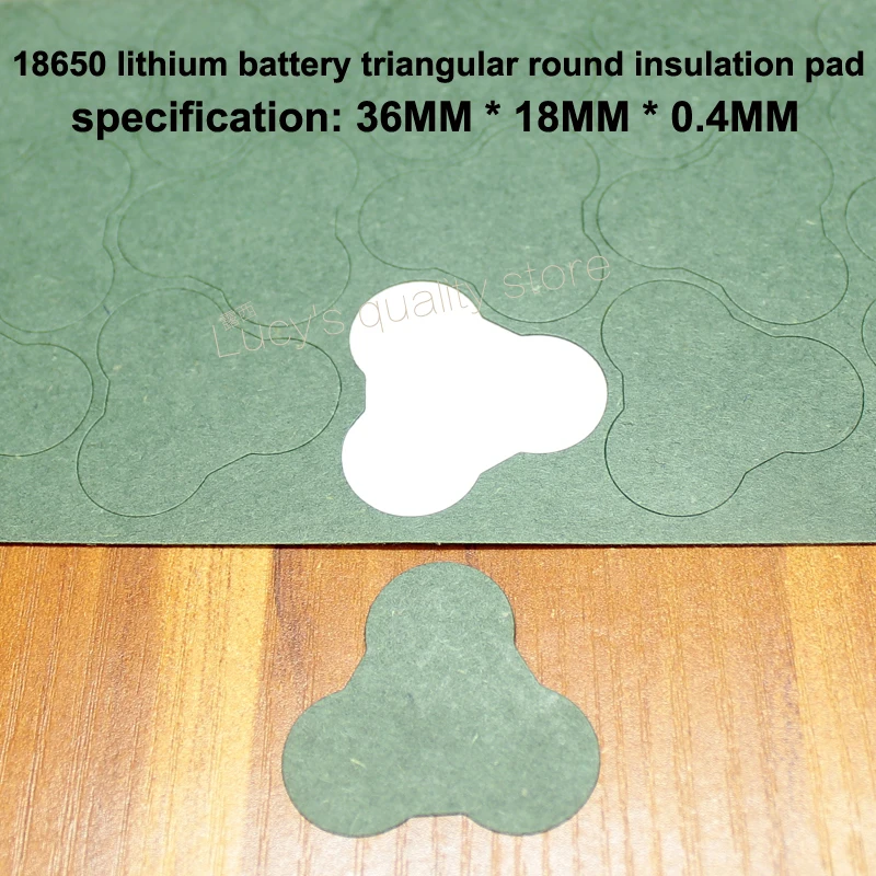 100pcs/lot 18650 Lithium Battery Pack Insulation Pad Shaped Face Pads 3-angle Plum Indium Paper Meson
100pcs/lot 18650 Lithium Battery Pack Insulation Pad Shaped Face Pads 3-angle Plum Indium Paper Meson