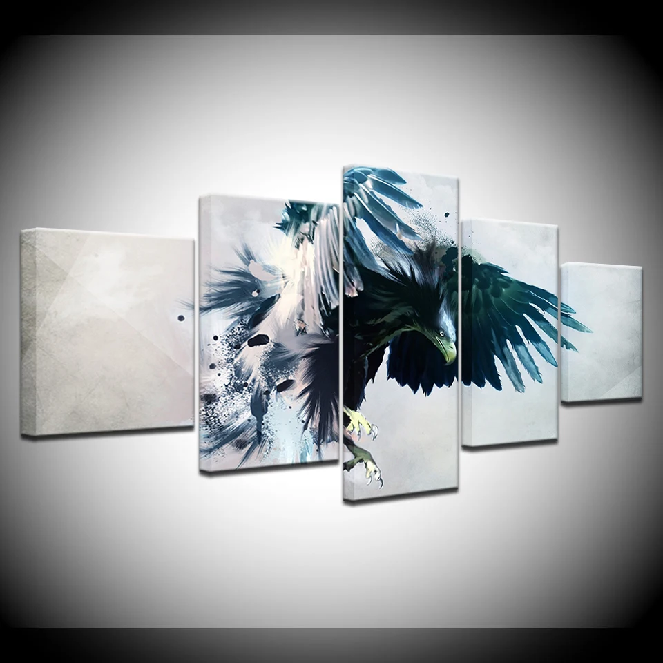 Wall Art Pictures Home Decor Framework HD Prints 5 Piece Modular Canvas Painting Living Room Eagle Abstract Poster Artwork
Wall Art Pictures Home Decor Framework HD Prints 5 Piece Modular Canvas Painting Living Room Eagle Abstract Poster Artwork