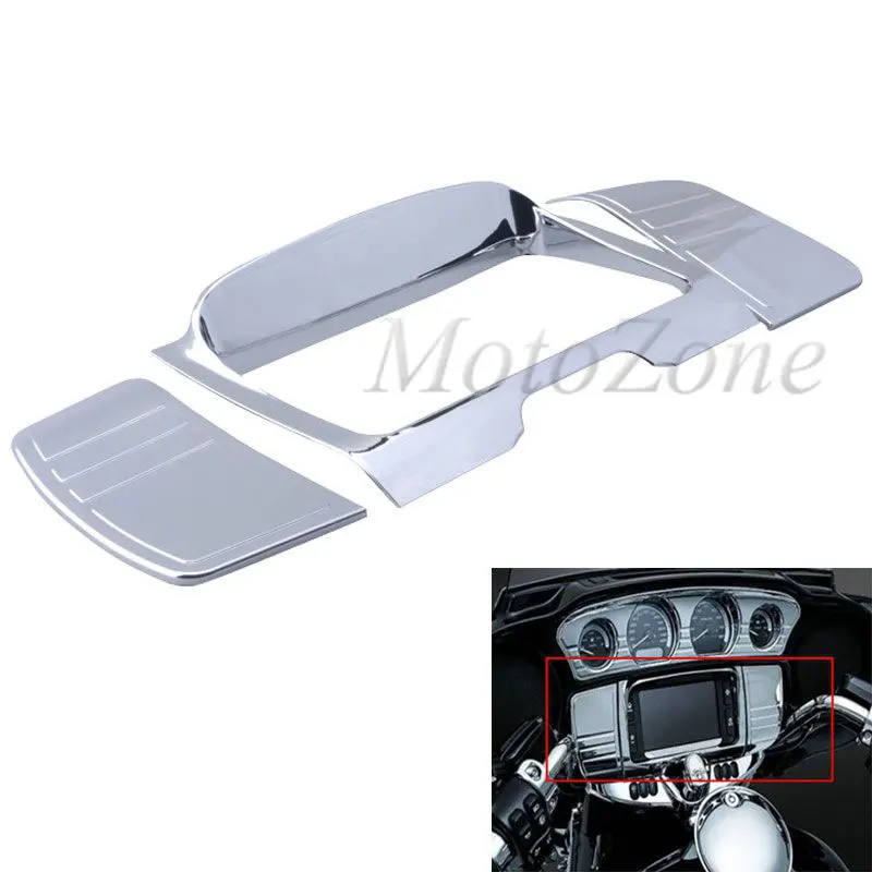 New Motorcycle Accessories Chrome Tri Line Stereo Trim Cover Replace For Harley Touring Electra Street Glide Ultra 2014-up
New Motorcycle Accessories Chrome Tri Line Stereo Trim Cover Replace For Harley Touring Electra Street Glide Ultra 2014-up