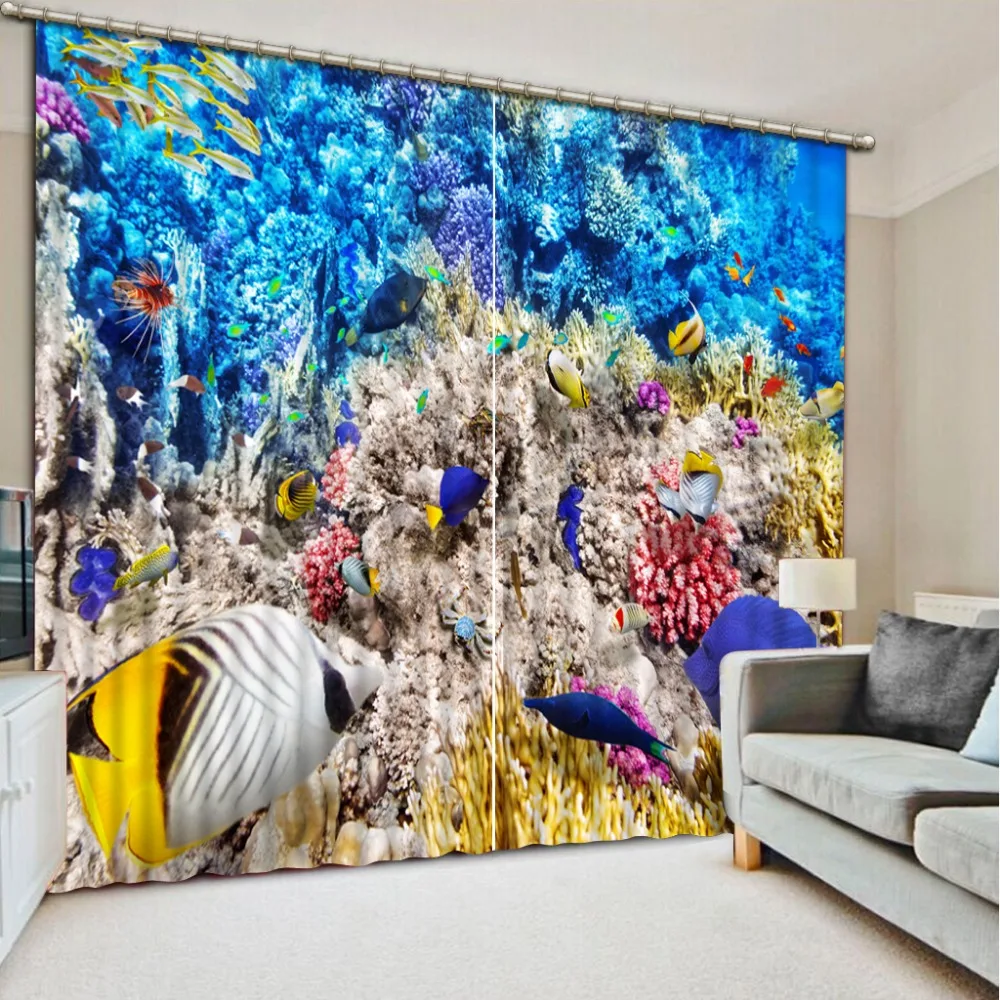 custom 3d european style curtain The underwater world 3d curtains for bedroom living room 3d photo room curtains
custom 3d european style curtain The underwater world 3d curtains for bedroom living room 3d photo room curtains