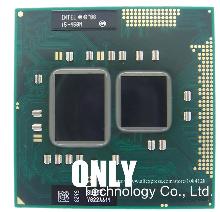 Оригинальный процессор Intel core I5 450M 3M Cache 2 4 ГГц ноутбук бесплатная доставка 450M| |