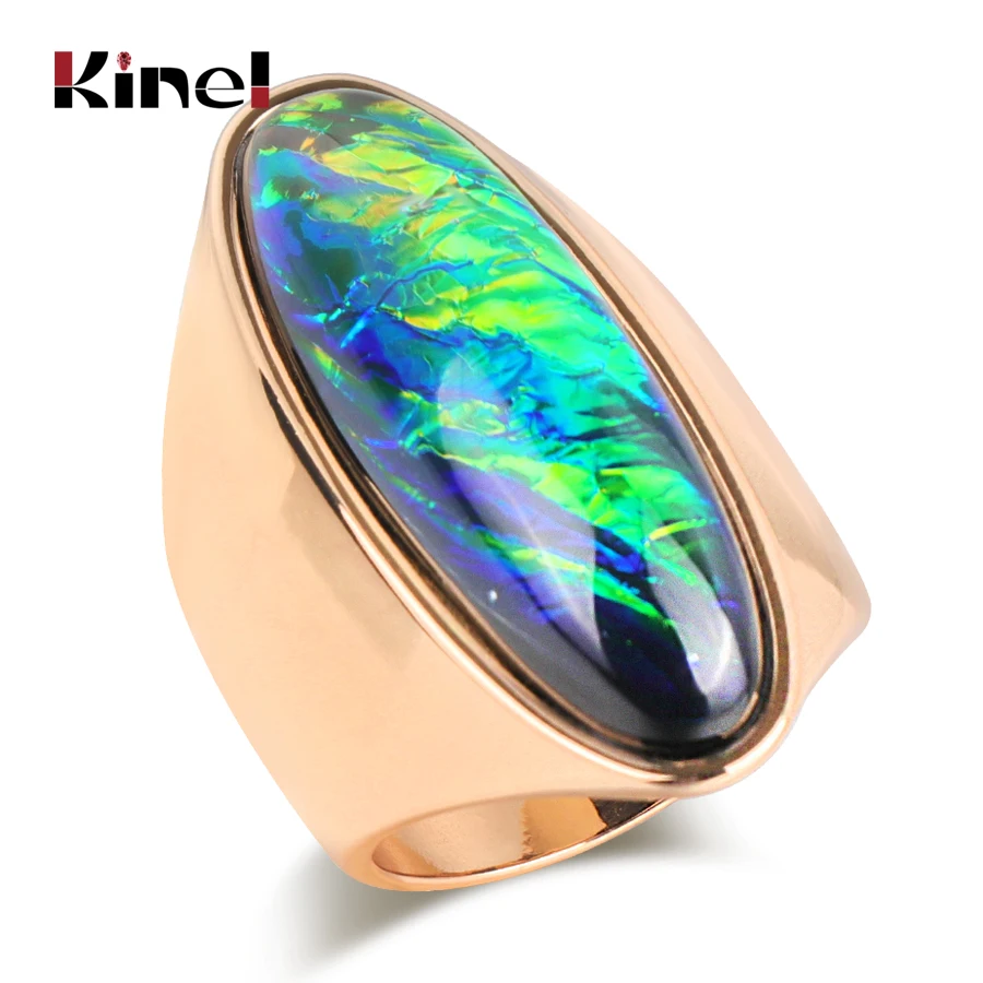 Kinel Hot Fashion Big Ring For Women Gold Color Colorful Stone Party Rings Luxury Engagement Jewelry Best Gift
Kinel Hot Fashion Big Ring For Women Gold Color Colorful Stone Party Rings Luxury Engagement Jewelry Best Gift