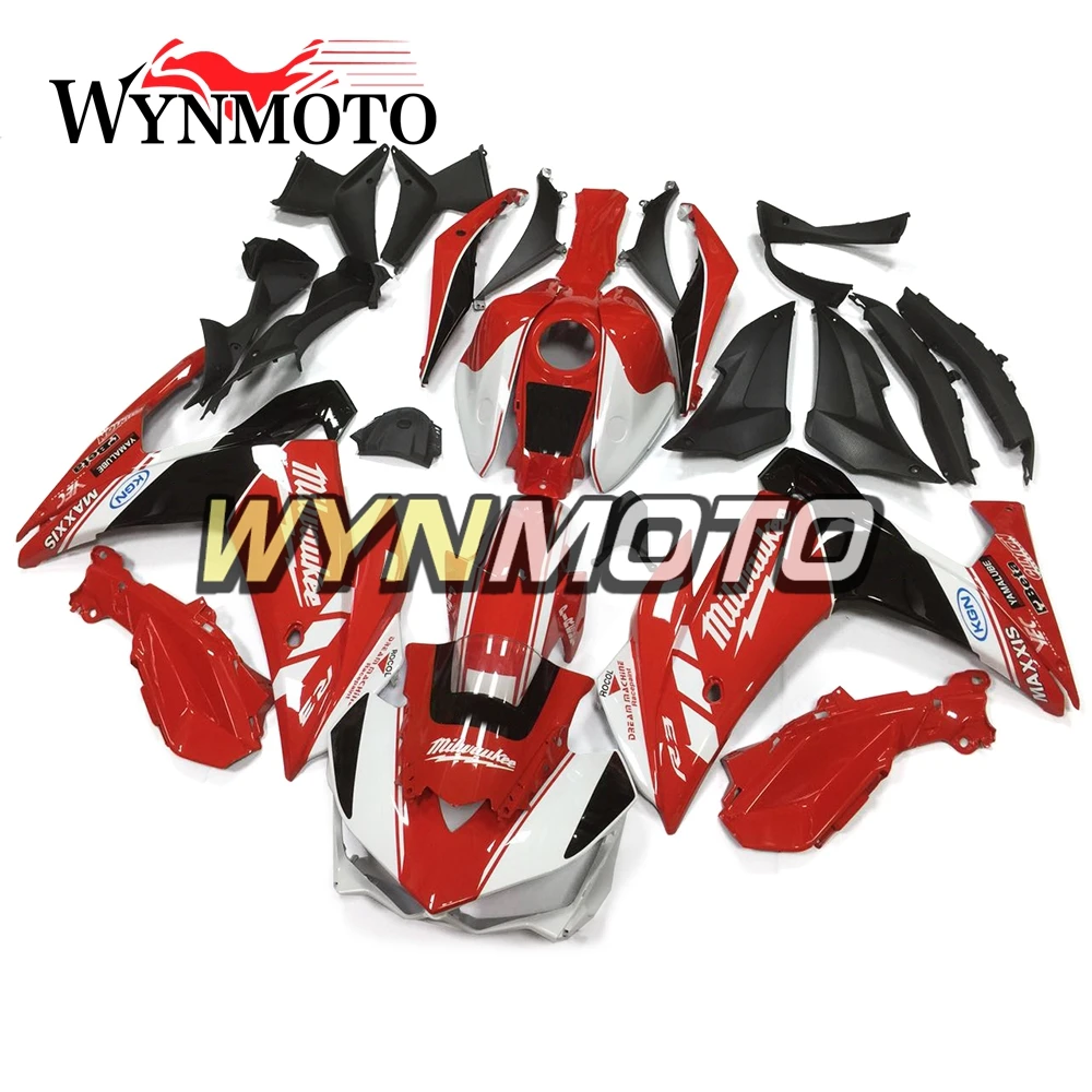 Полный комплект обтекателей для Yamaha R25 R3 2015-2016 15 16 лет инъекции ABS пластик мотоцикл Красный Белый капот кузова
Полный комплект обтекателей для Yamaha R25 R3 2015-2016 15 16 лет инъекции ABS пластик мотоцикл Красный Белый капот кузова