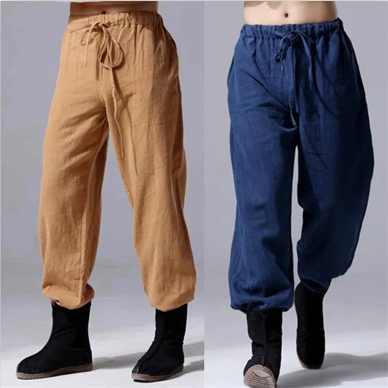2022 Men Long Pants Spring Summer New Fashion Wide leg Pencil Pant Cotton Linen Casual Vintage Harem Pants Plus Size Trousers XL
2022 Men Long Pants Spring Summer New Fashion Wide leg Pencil Pant Cotton Linen Casual Vintage Harem Pants Plus Size Trousers XL