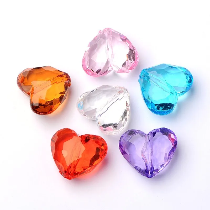 88pcs/500g Transparent Acrylic Beads For DIY Jewelry Accessories Decorations Making Necklaces Heart Mixed Color 25*28.5*13mm
88pcs/500g Transparent Acrylic Beads For DIY Jewelry Accessories Decorations Making Necklaces Heart Mixed Color 25*28.5*13mm