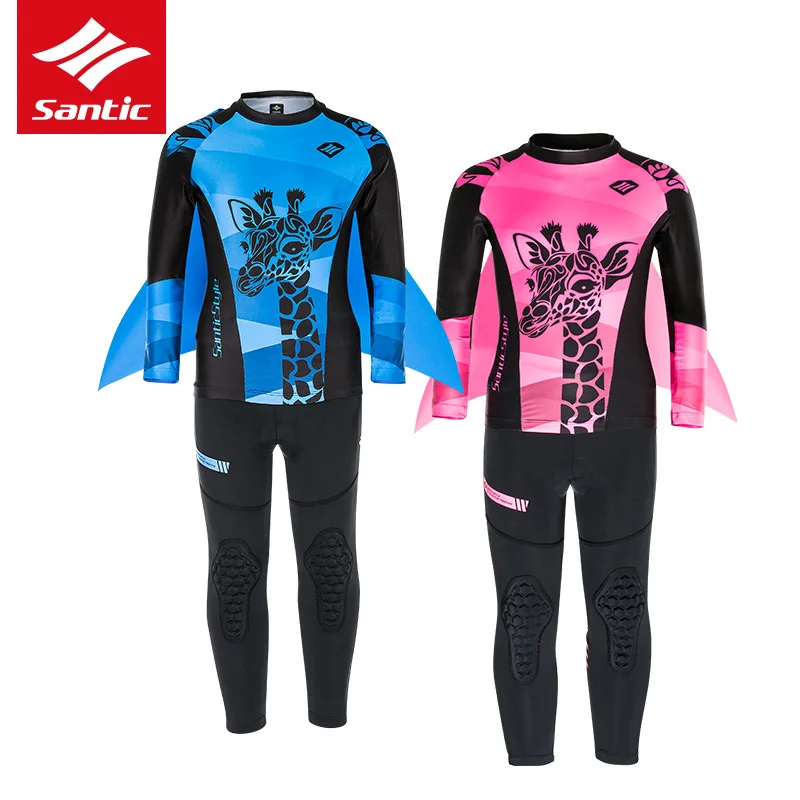 Santic Children Cycling Set Short Sleeve Scooter Riding Set Balance Bike Training Comfortable Perspiration Knee Pads
Santic Children Cycling Set Short Sleeve Scooter Riding Set Balance Bike Training Comfortable Perspiration Knee Pads