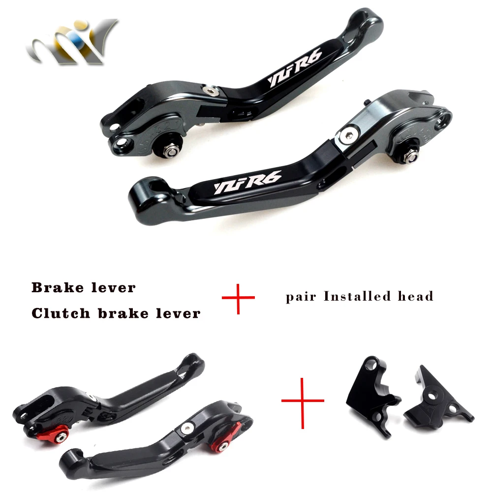 Logo(YZF R6) black+Titanium CNC Adjustable Motorcycle Brake Clutch Levers For YZF R6 YZFR6 1999 2000 2001 2002 2003 2004
Logo(YZF R6) black+Titanium CNC Adjustable Motorcycle Brake Clutch Levers For YZF R6 YZFR6 1999 2000 2001 2002 2003 2004