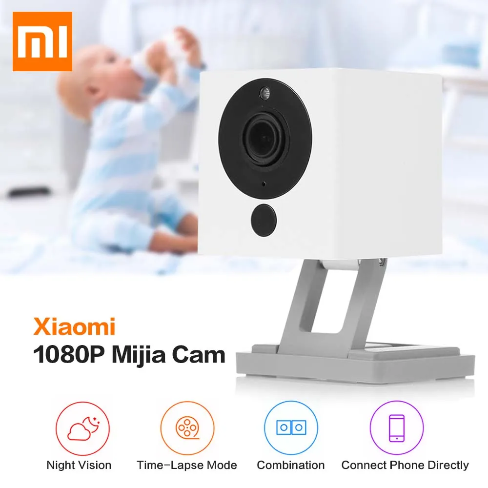 Оригинальный Xiaomi XIAOFANG P 1080 Mijia Cam портативный видеокамера ночное видение 8X