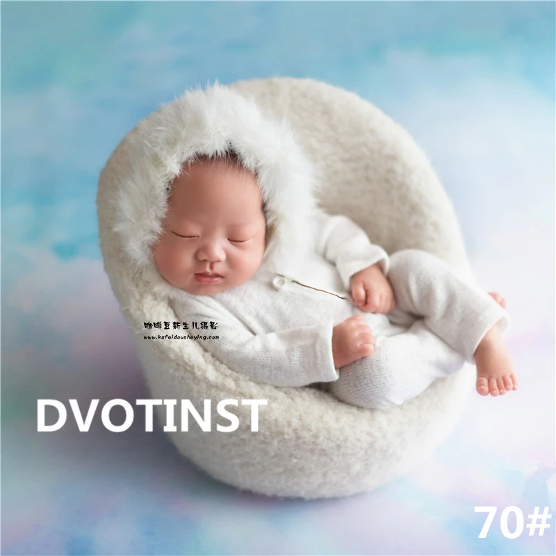 Dwotinst новорожденный детский Подставки для фотографий мини-диван кресло + вязаным