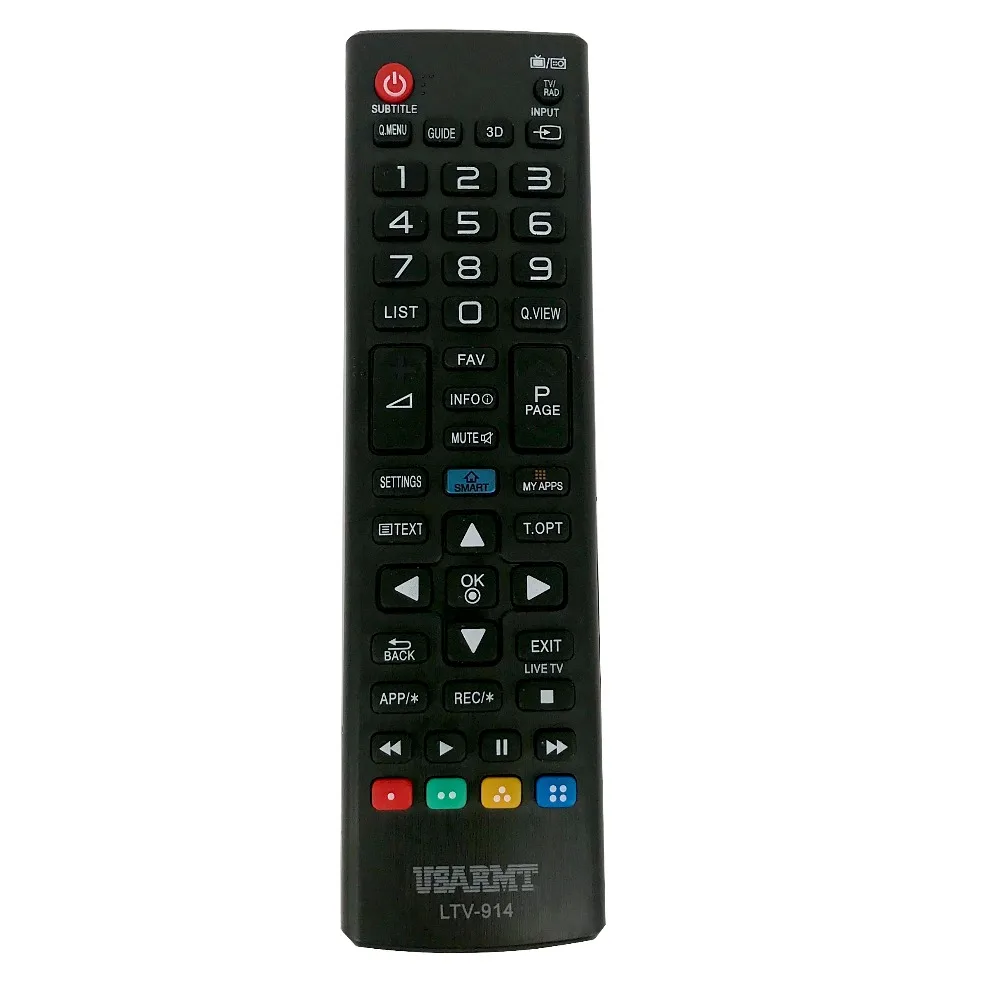 New Universal Remote Control LTV-914 FIT FOR LG TV / RAD 3D Smart TV AKB73715634 AKB73715679 49UF7600 For Many Models
New Universal Remote Control LTV-914 FIT FOR LG TV / RAD 3D Smart TV AKB73715634 AKB73715679 49UF7600 For Many Models