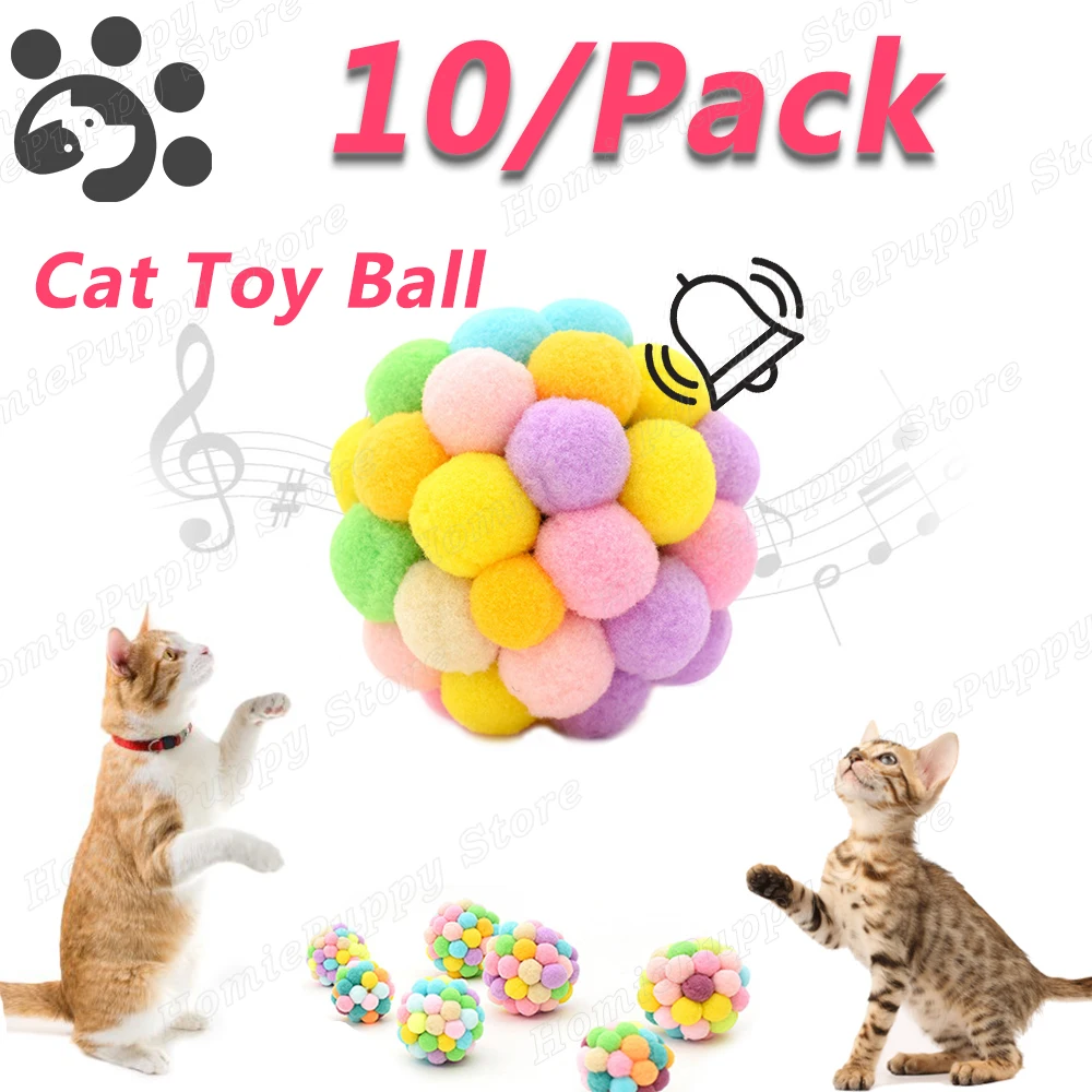 10/Pack Sale Cat Toy Ball Interactive Pet Toy Bouncy Balls with Bell Handmade Nature Cotton Ball for Playing Training TY0150-10
10/Pack Sale Cat Toy Ball Interactive Pet Toy Bouncy Balls with Bell Handmade Nature Cotton Ball for Playing Training TY0150-10