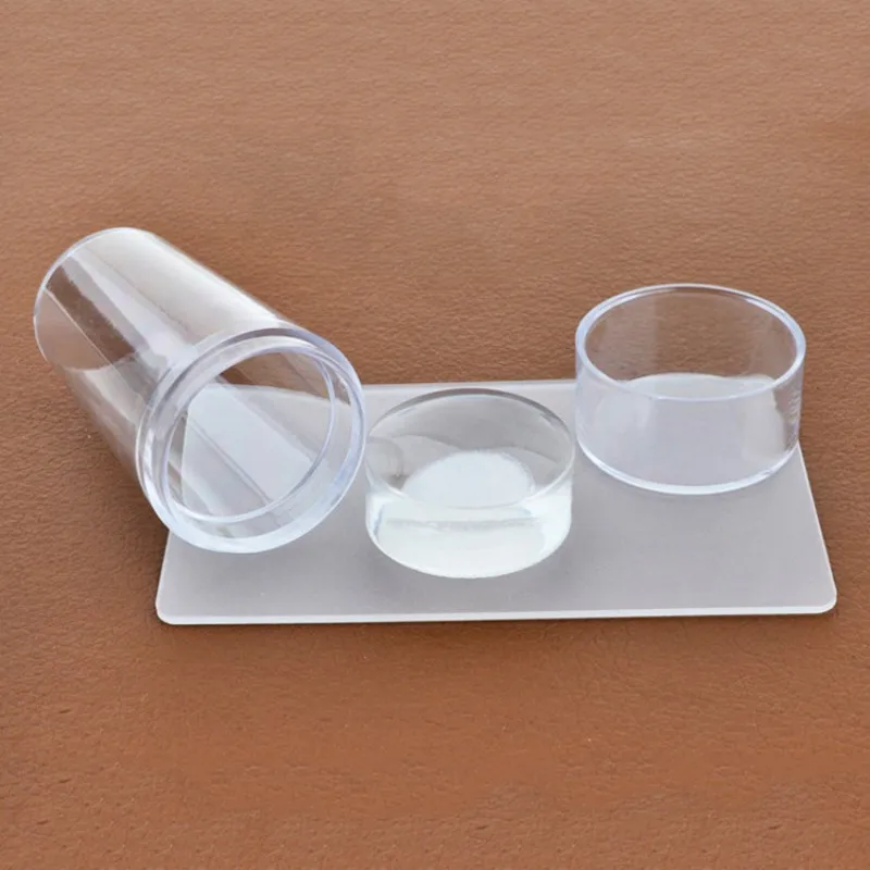 Natural 2.8CM Stencil Silicone Nail Art Stamper Scraper Image Plate Manicure Print Tool Transparent Stamping For Nail New
Natural 2.8CM Stencil Silicone Nail Art Stamper Scraper Image Plate Manicure Print Tool Transparent Stamping For Nail New