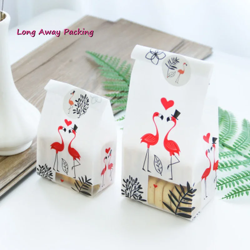 50pcs Flamingo Plastic Gift Bags Candy Cookie Bread Nuts Bag for Biscuits Snack Baking Packaging Party Favors
50pcs Flamingo Plastic Gift Bags Candy Cookie Bread Nuts Bag for Biscuits Snack Baking Packaging Party Favors