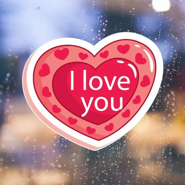 Valentine's Day Pink Double Layers Heart Shaped I Love You Pattern Removable Wall Sticker Art Decals Wallpaper for Room Decal
Valentine's Day Pink Double Layers Heart Shaped I Love You Pattern Removable Wall Sticker Art Decals Wallpaper for Room Decal