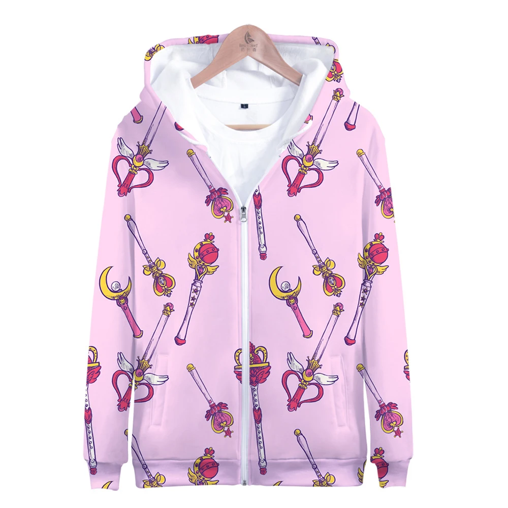 Rholycrown Sailor Moon Zipper Hooded Print 3D Hoodies Women Men Winter Sweatshirts 3D Anime Sailor Moon girl's 3D Zipper Hoodie
Rholycrown Sailor Moon Zipper Hooded Print 3D Hoodies Women Men Winter Sweatshirts 3D Anime Sailor Moon girl's 3D Zipper Hoodie