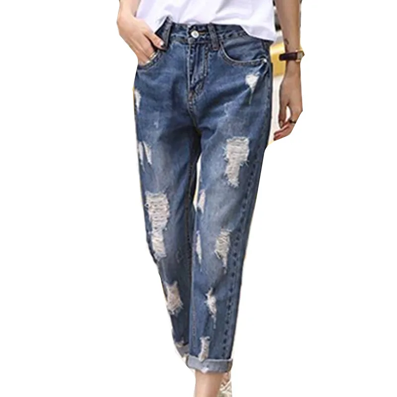 2018 summer denim pants nine fashion leisure hole without playing cool all-match casual pants wide leg pants
2018 summer denim pants nine fashion leisure hole without playing cool all-match casual pants wide leg pants