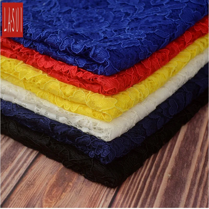 LASUI Stretch Corded french Eyelash lace One-step Skirt Small suit with lace DIY Handmade One-piece Dress Outer Skir C0029
LASUI Stretch Corded french Eyelash lace One-step Skirt Small suit with lace DIY Handmade One-piece Dress Outer Skir C0029