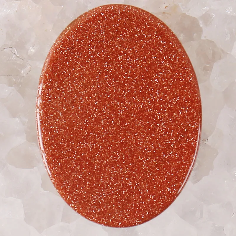 40x30MM Golden Sandstone Stone Oval Cabochon CAB GEM Jewelry Making 1PCS H089