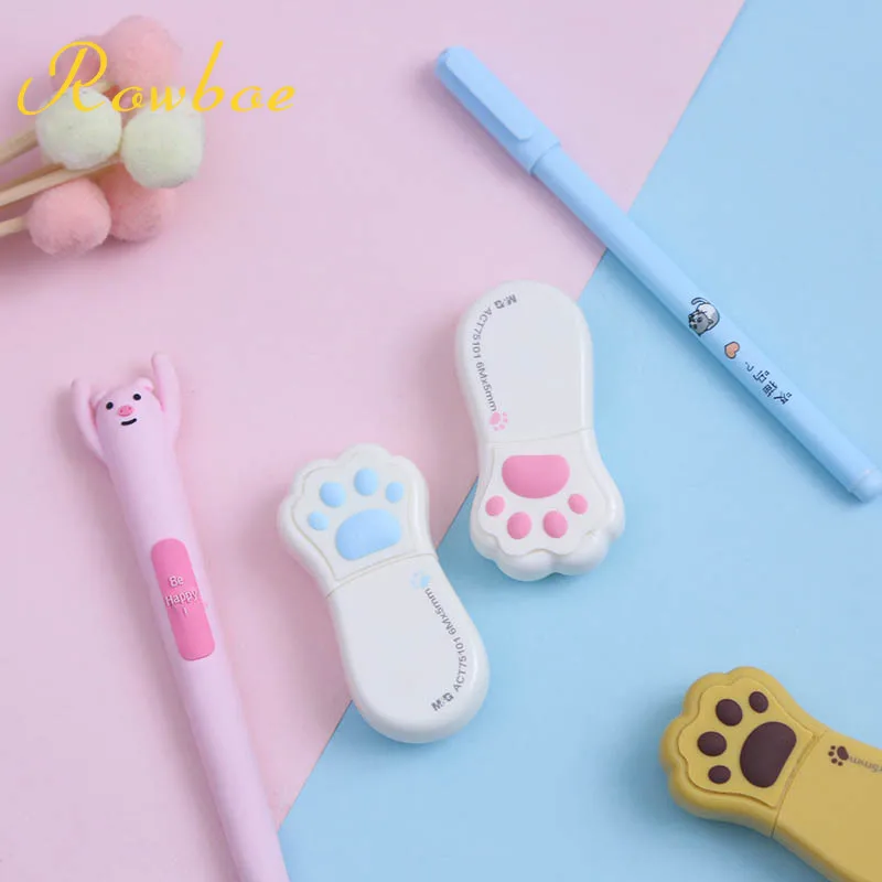 ROWBOE cute stationery creative cat claw correction tape cartoon cute student correction tape correction with kawaii supplies
ROWBOE cute stationery creative cat claw correction tape cartoon cute student correction tape correction with kawaii supplies