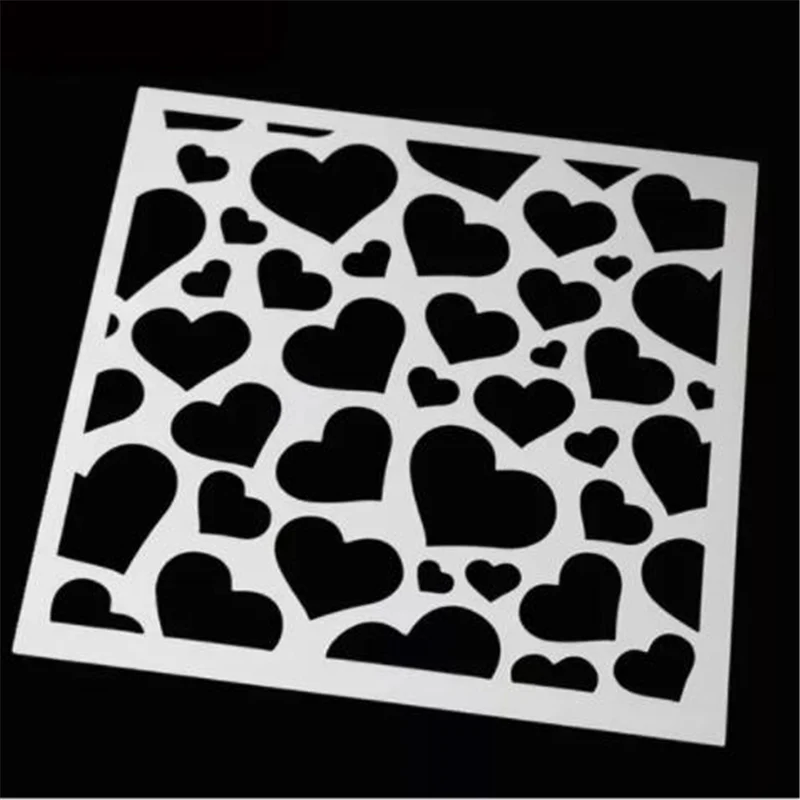 Plastic Heart-shaped Craft Layering Stencils For Walls Painting Scrapbooking Decor Embossing Paper Card Template Printing Mold
Plastic Heart-shaped Craft Layering Stencils For Walls Painting Scrapbooking Decor Embossing Paper Card Template Printing Mold