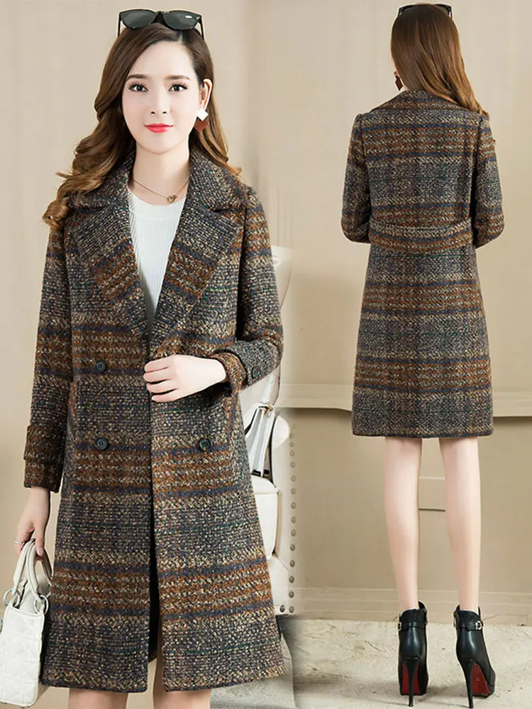 Woolen coat, female middle length Korean Edition, 2020 autumn winter suit, fashionable fashionable wool coat.
Woolen coat, female middle length Korean Edition, 2020 autumn winter suit, fashionable fashionable wool coat.