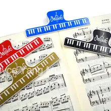 Niko Music Book Note Paper Ruler Sheet Music Spring Clip Holder For Piano Guitar Violin Viola Cello Performance Practice