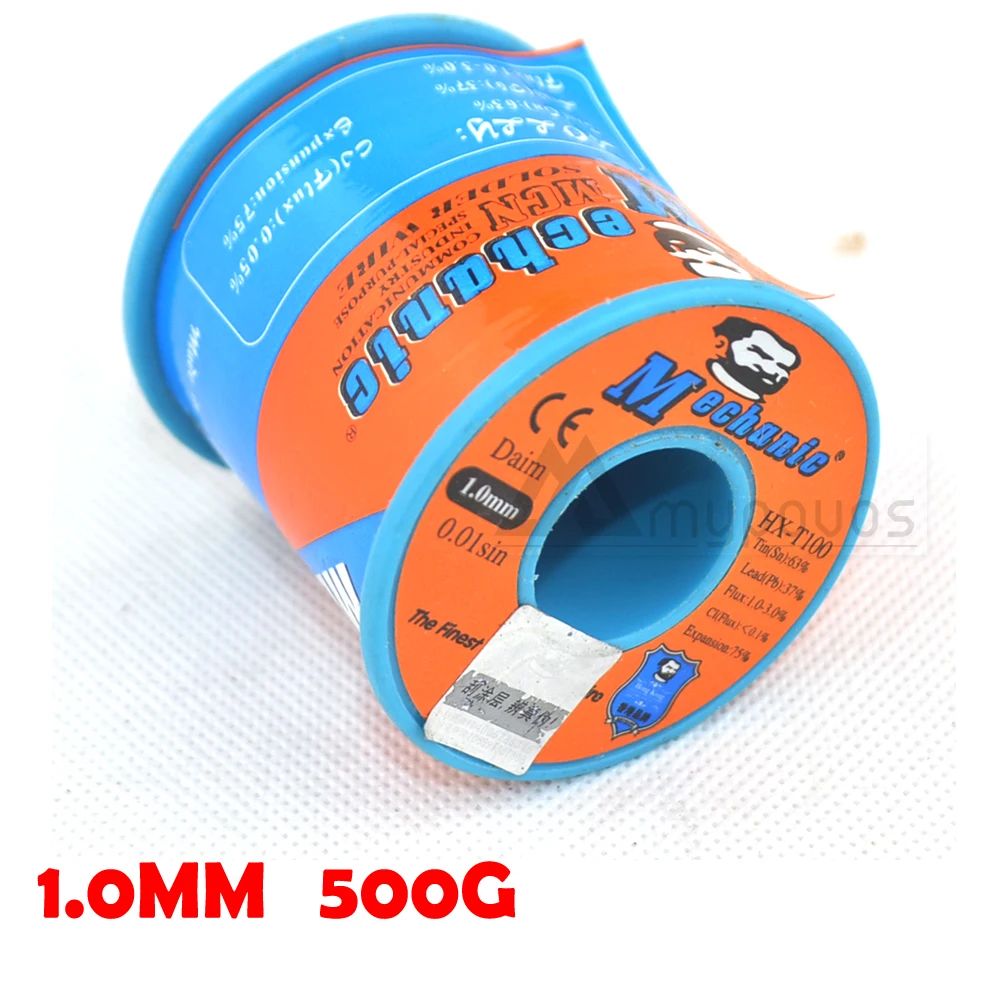 HK Mechanic Rosin Core Solder Wire 1.0mm 500g Low Melting Point Soldering BGA Tools