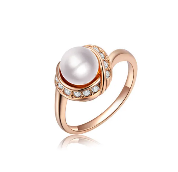 COWNINE Brand Top Quality Elegant Crystal Imitation Pearl Ring White golden Austrian Crystals Rings For Women
COWNINE Brand Top Quality Elegant Crystal Imitation Pearl Ring White golden Austrian Crystals Rings For Women