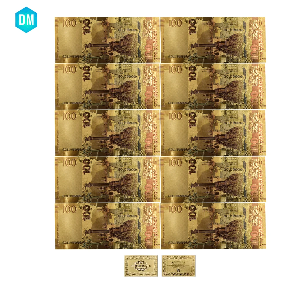 Home Decorative Souvenir Gifts Sochi Winter Game Commemorative Banknote 24k Gold Foil 100 Ruble World Money Value Collection
Home Decorative Souvenir Gifts Sochi Winter Game Commemorative Banknote 24k Gold Foil 100 Ruble World Money Value Collection
