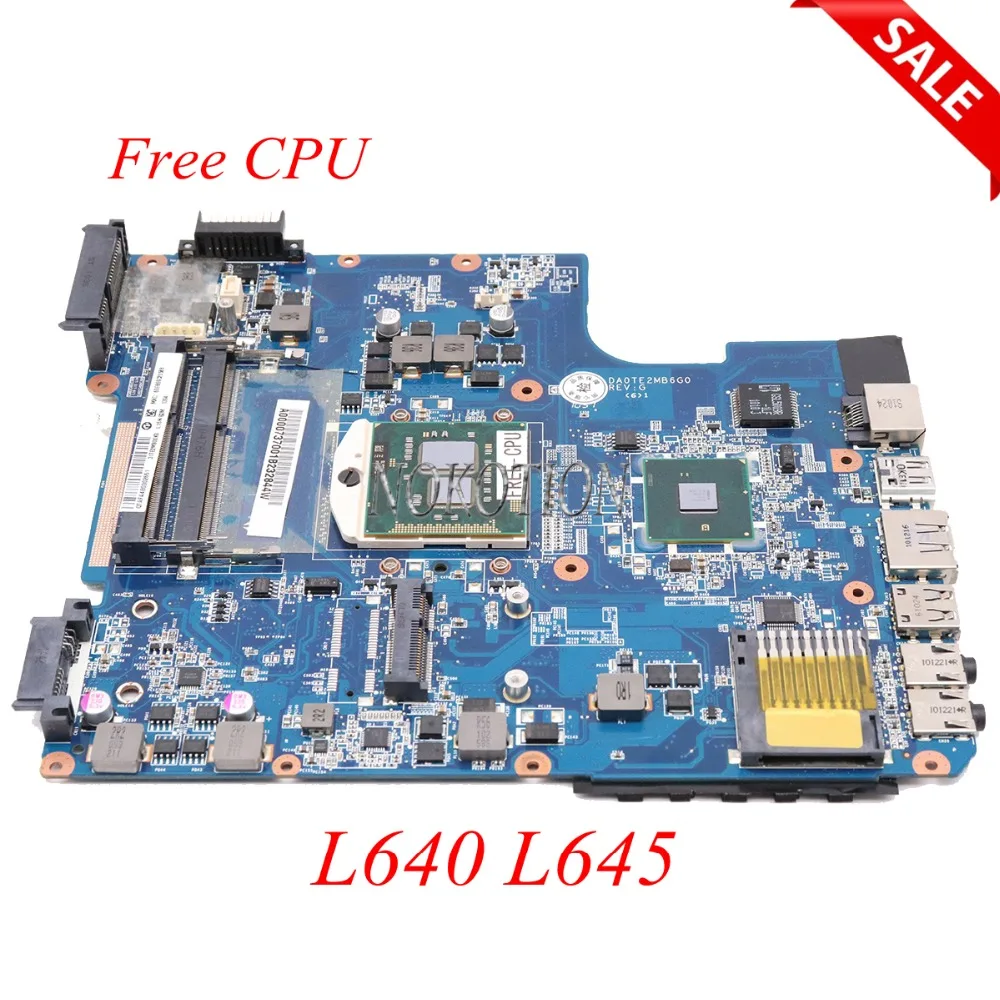 Материнская плата NOKOTION A000073700 для ноутбука TOSHIBA Satellite L640 L645, материнская плата DA0TE2MB6G0 INTEL HM55 GMA HD DDR3, бесплатный ЦП
Материнская плата NOKOTION A000073700 для ноутбука TOSHIBA Satellite L640 L645, материнская плата DA0TE2MB6G0 INTEL HM55 GMA HD DDR3, бесплатный ЦП