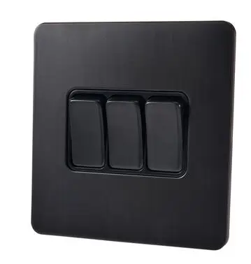 Light Luxury New Nordic Household Concealed Black Stainless Steel Panel Wall Switch Socket
Light Luxury New Nordic Household Concealed Black Stainless Steel Panel Wall Switch Socket