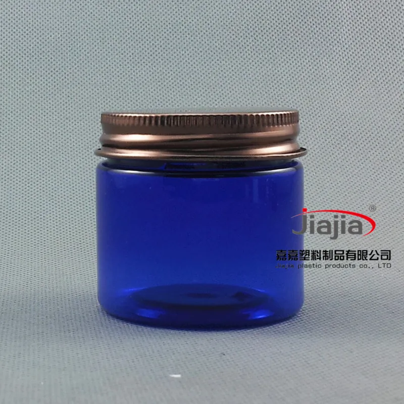 blue 50 grams brown PET Jar,50ml Cosmetic Container Cobalt Blue Bottle with Bronze Aluminum cap, Plastic Cosmetic Empty 50g jar
blue 50 grams brown PET Jar,50ml Cosmetic Container Cobalt Blue Bottle with Bronze Aluminum cap, Plastic Cosmetic Empty 50g jar