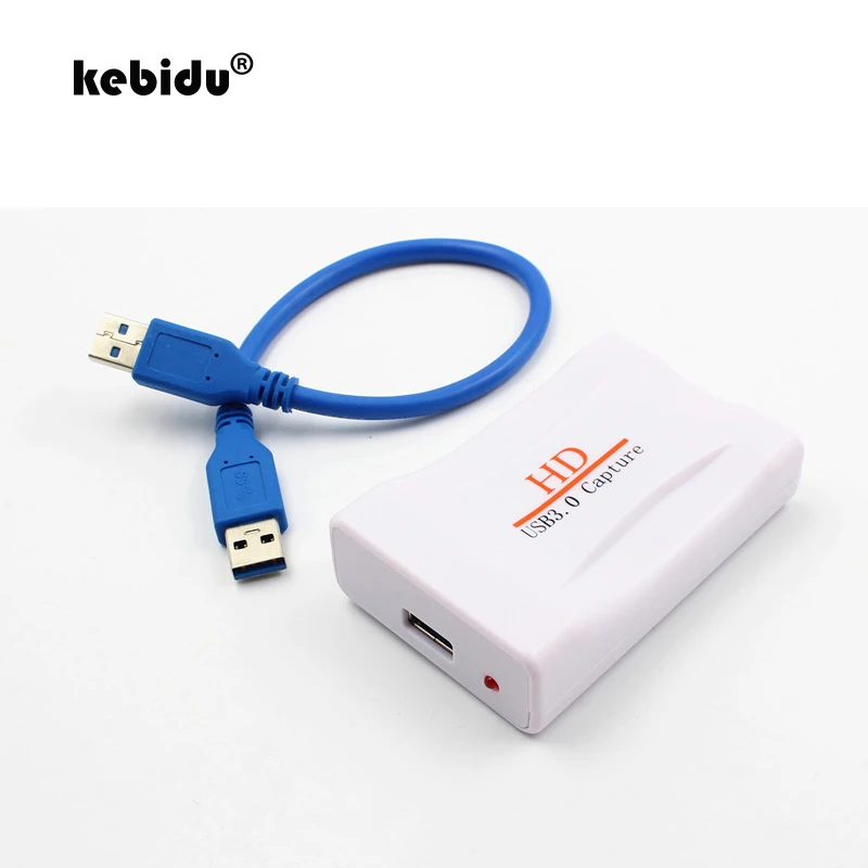 Устройство видеозахвата kebidu USB 3 0 1080p для Windows 7 8 10 MAC OS X Linux горячая распродажа |
