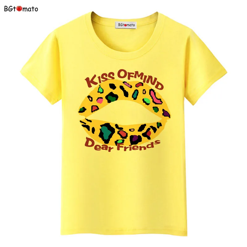 Hot Sale Summer Sexy lips printing T-shirt Women Lovely Cartoon Short Sleeve Tshirts Good quality casual shirts
Hot Sale Summer Sexy lips printing T-shirt Women Lovely Cartoon Short Sleeve Tshirts Good quality casual shirts