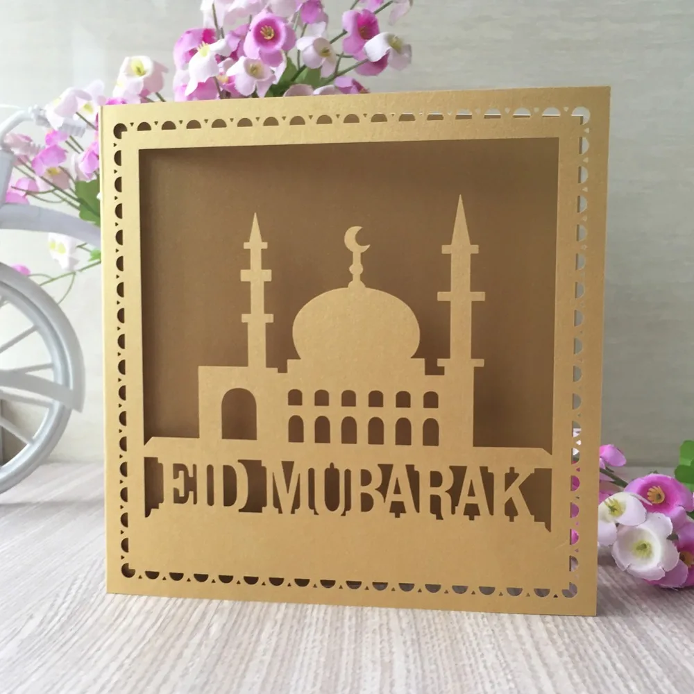40pcs/lot Hollow Laser Cut Pearl Paper Eid al-fitr Greeting Cards Eid al-Fitr Gift Cards
40pcs/lot Hollow Laser Cut Pearl Paper Eid al-fitr Greeting Cards Eid al-Fitr Gift Cards