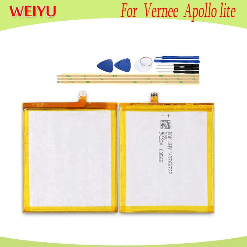 WEIYU 3100 мАч долгое время батареи в режиме ожидания для Vernee Apollo lite телефон замена +