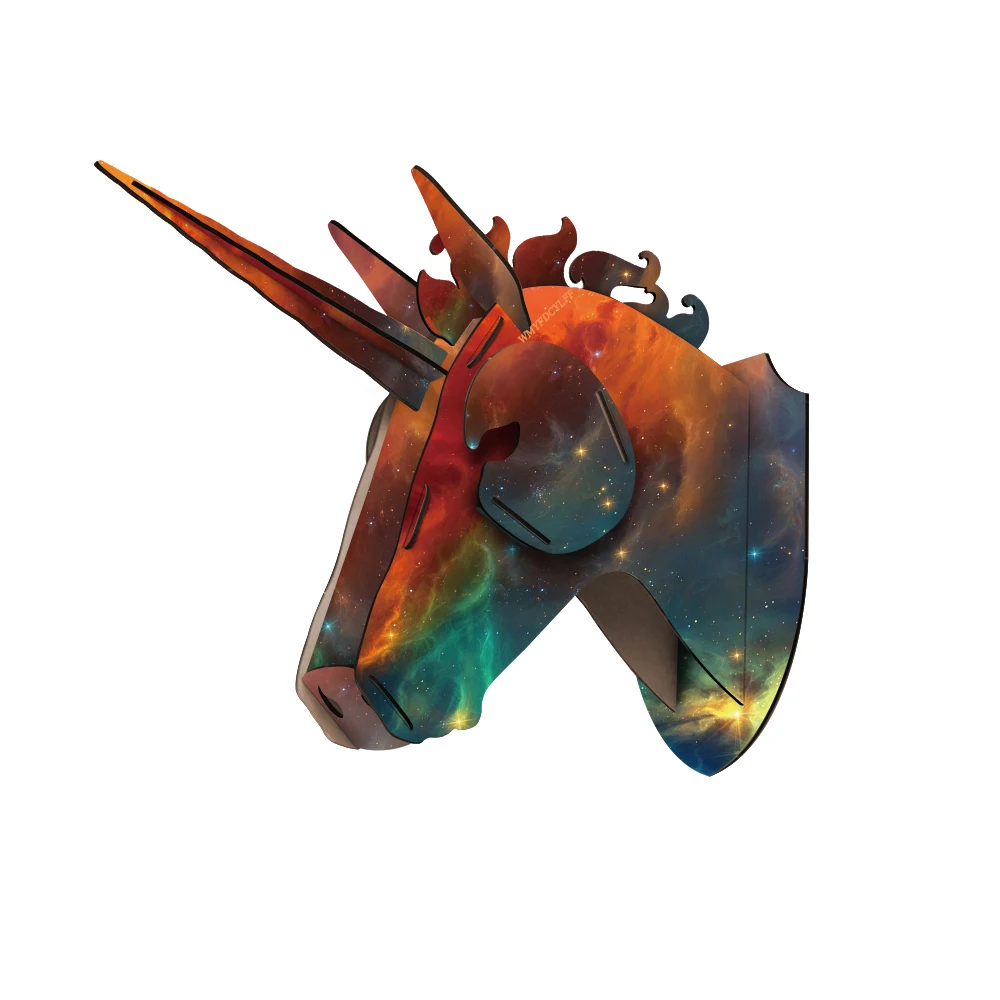 DIY 3D Wooden Animal Deer Head Art Model Home Office Wall Hanging Decoration Storage Holders unicorn Home Decoration Accessories
DIY 3D Wooden Animal Deer Head Art Model Home Office Wall Hanging Decoration Storage Holders unicorn Home Decoration Accessories