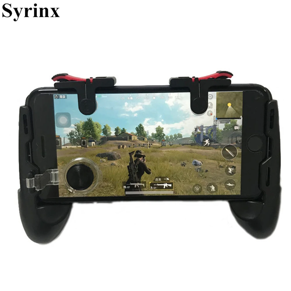 For Phone L1R1 Grip with Joystick / Trigger L1r1 Fire Buttons For iPhone 8 Android IOS Mobile Gamepad For Pubg Controller Holder
For Phone L1R1 Grip with Joystick / Trigger L1r1 Fire Buttons For iPhone 8 Android IOS Mobile Gamepad For Pubg Controller Holder