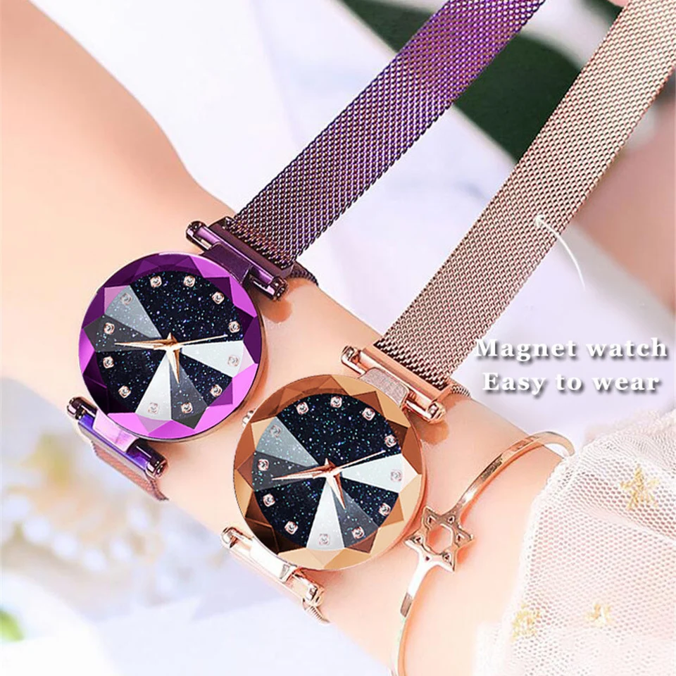 Ladies Diamond Starry Sky Magnetic Watch Montre Femme 3D Women Watches Reloj Moda Mujer 2019 Relogio Feminino Zegarek Damski
Ladies Diamond Starry Sky Magnetic Watch Montre Femme 3D Women Watches Reloj Moda Mujer 2019 Relogio Feminino Zegarek Damski