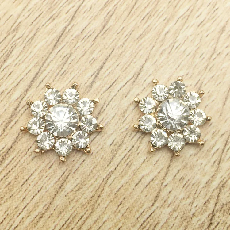100pcs 17MM Metal Rhinestone Button Clear Artificial Alloy Crystal Flatback Wedding Buttons
100pcs 17MM Metal Rhinestone Button Clear Artificial Alloy Crystal Flatback Wedding Buttons