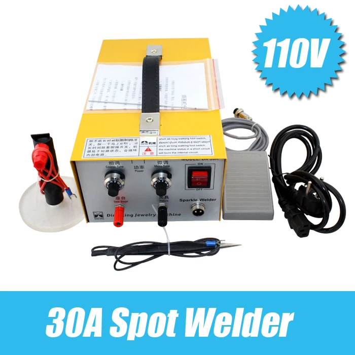 110V /30A pulsed electric spot welder spot welding butt welding - welding machine necklace jewelry equipment goldsmith
110V /30A pulsed electric spot welder spot welding butt welding - welding machine necklace jewelry equipment goldsmith