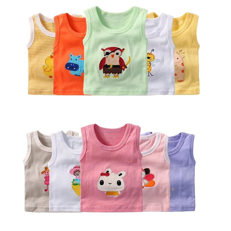5PCS/Pack Baby Boy Tops Sleeveless Girls Vest Tanks Newborn Undershirts Children T-Shirt Cotton Tee Shirts Toddler Clothes
5PCS/Pack Baby Boy Tops Sleeveless Girls Vest Tanks Newborn Undershirts Children T-Shirt Cotton Tee Shirts Toddler Clothes