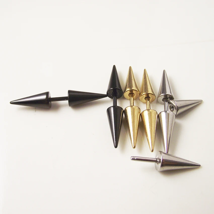 2 pieces 316L Stainless Steel Spike Stud Earring Men Ear Gold Body Piercing Punk Jewelry
2 pieces 316L Stainless Steel Spike Stud Earring Men Ear Gold Body Piercing Punk Jewelry