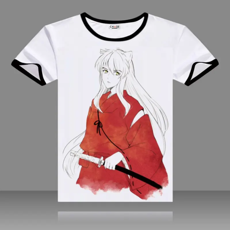 2017 футболки для косплея Inuyasha, черная футболка с круглым вырезом и коротким рукавом, костюмы, топы с принтом Sesshoumaru, Kagome Kikyou, летние футболки
2017 футболки для косплея Inuyasha, черная футболка с круглым вырезом и коротким рукавом, костюмы, топы с принтом Sesshoumaru, Kagome Kikyou, летние футболки