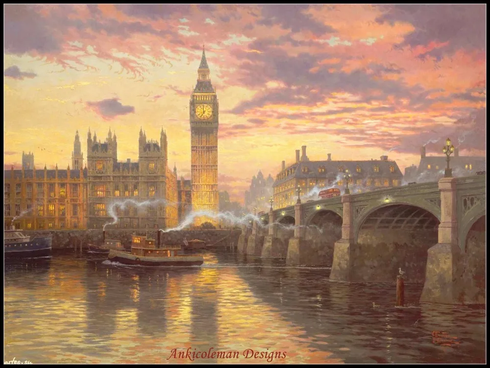 Dusk in London - Counted Cross Stitch Kits - DIY Handmade Needlework for Embroidery 14 ct Cross Stitch Sets DMC Color
Dusk in London - Counted Cross Stitch Kits - DIY Handmade Needlework for Embroidery 14 ct Cross Stitch Sets DMC Color