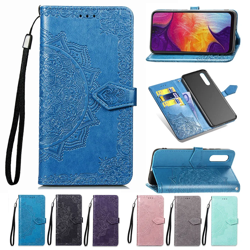 Кожаный чехол для samsung Galaxy A50 A30 A40 A10 S10 S9 S8 S7 J2 Core J3 J5 J7 J1 2016 2017 A6 A7 J6 J4 плюс 2018 с