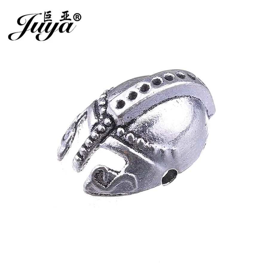 Китайские бусины JUYA 16x11 мм 10 шт./лот высококачественные шармы в форме шлема для