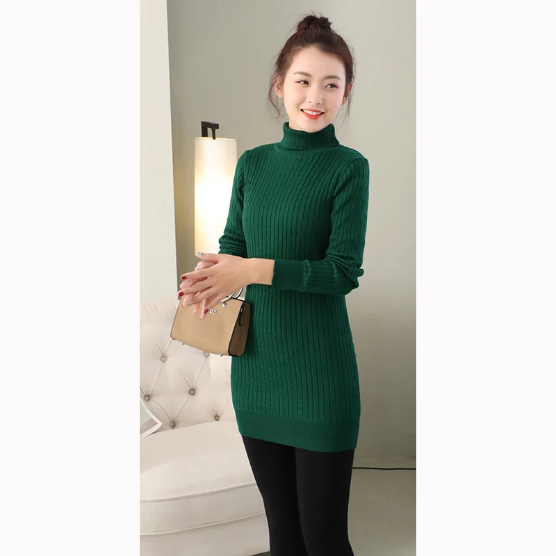 2019 new autumn and winter plus velvet sweater female long section thick warm long-sleeved pullover sweater A320
2019 new autumn and winter plus velvet sweater female long section thick warm long-sleeved pullover sweater A320