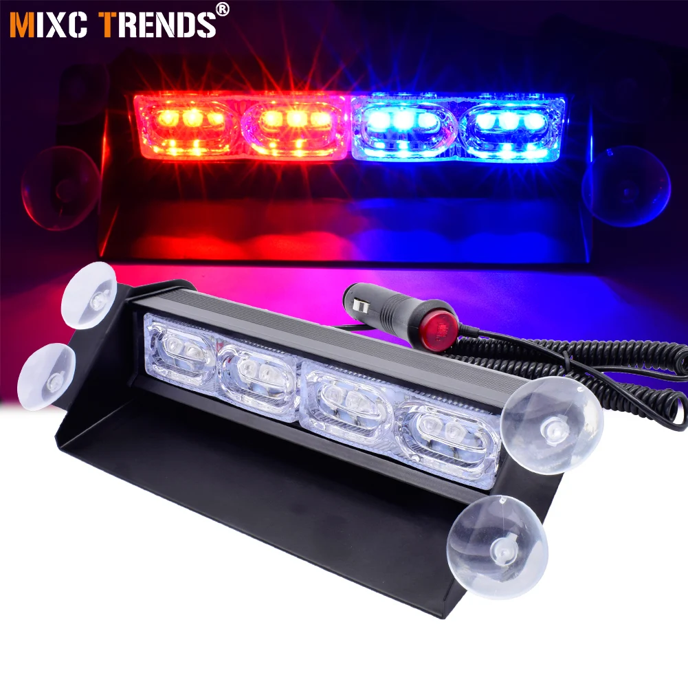 1Pcs Super Bright 12V 12W Car Interior Dash Strobe Flash LED Emergency Warning Police Light With Car Cigarette Lighter Plug
1Pcs Super Bright 12V 12W Car Interior Dash Strobe Flash LED Emergency Warning Police Light With Car Cigarette Lighter Plug